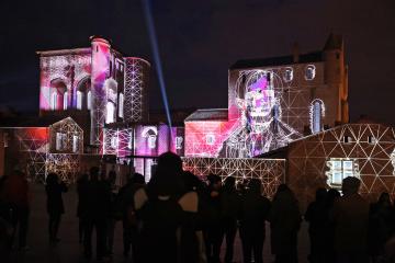 Noël à Albi 2022 - Mapping architectural au palais de la Berbie