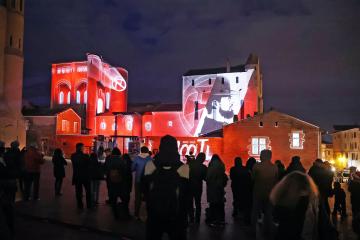 Noël à Albi 2022 - Mapping architectural au palais de la Berbie