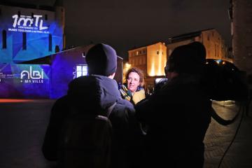Noël à Albi 2022 - Mapping architectural au palais de la Berbie