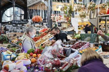 Marché couvert de Noël