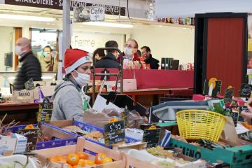 Marché couvert de Noël