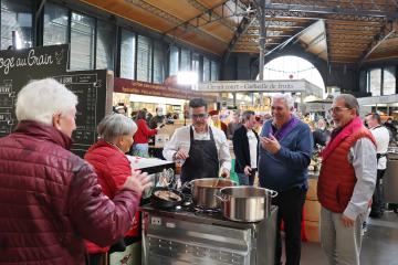Concours cassoulet avec C8 au Marché couvert