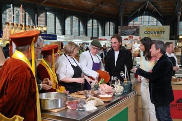 Concours cassoulet avec C8 au Marché couvert