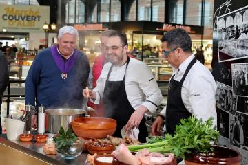 Concours cassoulet avec C8 au Marché couvert