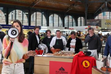 Concours cassoulet avec C8 au Marché couvert
