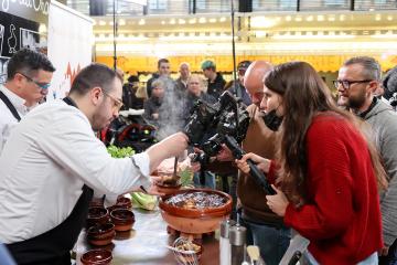 Concours cassoulet avec C8 au Marché couvert