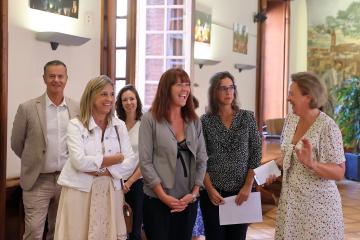 La maire de Gerone, Marta Maderenas, en visite à Albi