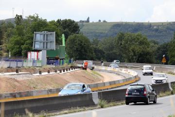 Travaux mur anti-bruit rocade