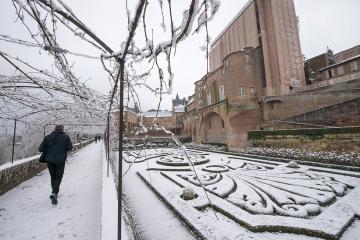 Albi sous son manteau de neige