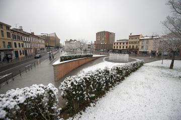 Albi sous son manteau de neige