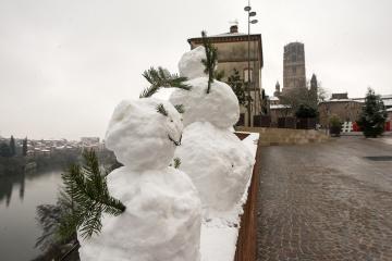 Albi sous son manteau de neige
