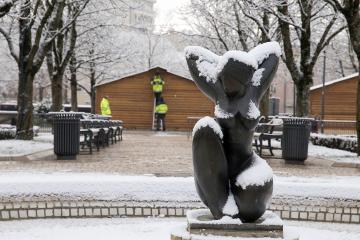 Albi sous son manteau de neige