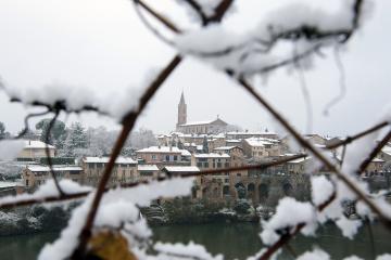 Albi sous son manteau de neige