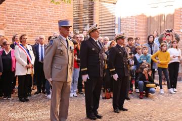 Cérémonie de remise de fanion à la Préparation militaire marine «La Perouse»