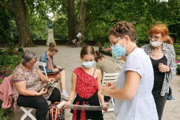 Ateliers de pratique artistique au Parc Rochegude 2021