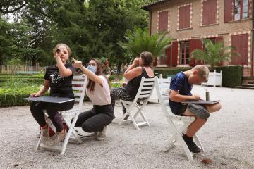Ateliers de pratique artistique au Parc Rochegude 2021