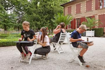 Ateliers de pratique artistique au Parc Rochegude 2021