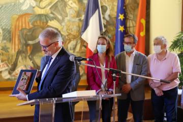 Patrick Bernasconi, ambassadeur d'honneur de la ville d'Albi 
