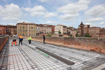 Travaux du Pont-Vieux avril 2023