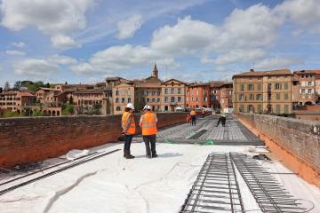 Travaux du Pont-Vieux avril 2023