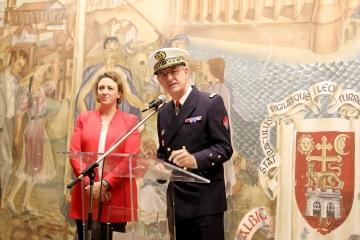 Cérémonie de présentation du fanion pour la Préparation Militaire Marine « Laperouse »