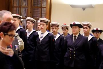 Cérémonie de présentation du fanion pour la Préparation Militaire Marine « Laperouse »