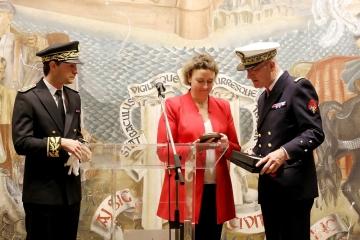 Cérémonie de présentation du fanion pour la Préparation Militaire Marine « Laperouse »