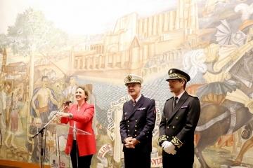 Cérémonie de présentation du fanion pour la Préparation Militaire Marine « Laperouse »