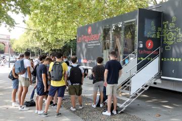 Visite du propulseur à Albi