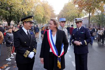 Remise de fanion à la Préparation Militaire Marine «La Perouse»