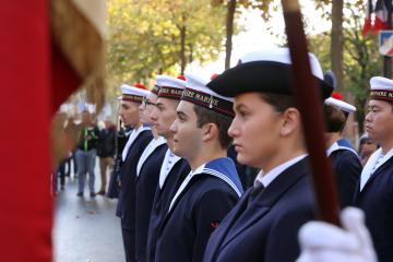 Remise de fanion à la Préparation Militaire Marine «La Perouse»
