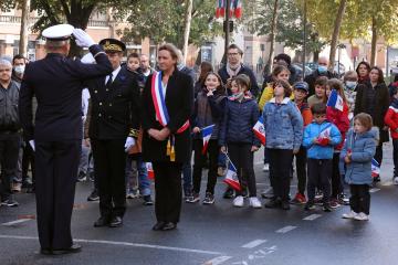 Remise de fanion à la Préparation Militaire Marine «La Perouse»