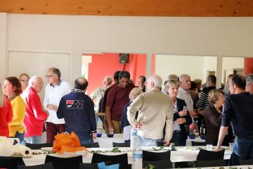 Repas de quartier Lude Bellevue au Marranel