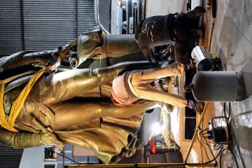 Statue Lapérouse - Remise sur socle