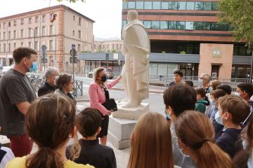 Restauration de la statue Teyssier