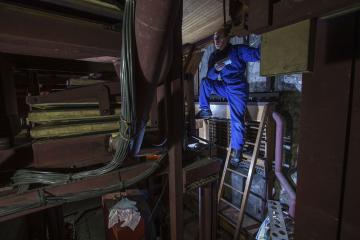 Démontage de l'orgue de Saint Salvi