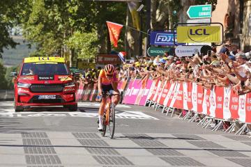 Arrivée du Tour de France Femmes avec Zwift le 27 juillet 