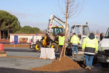 Travaux parking Pratgraussals