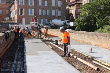 Travaux du Pont-Vieux avril 2023