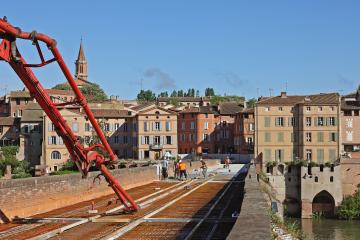Travaux du Pont-Vieux avril 2023