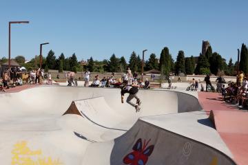 Le final d'Urban Festival à Pratgraussals avec le Skate club d'Albi