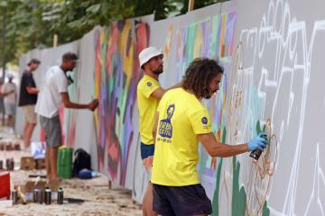 Urban Festival 2023 - Graffiti Jam sur les allées du Jardin national
