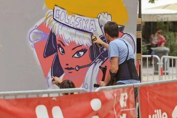 Urban Festival 2023 - Graffiti Jam sur les allées du Jardin national