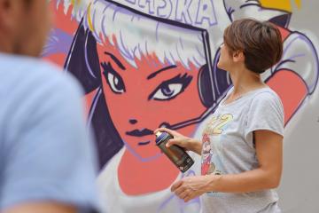 Urban Festival 2023 - Graffiti Jam sur les allées du Jardin national
