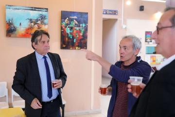 Vernissage de l'exposition Vébé à Cantepau