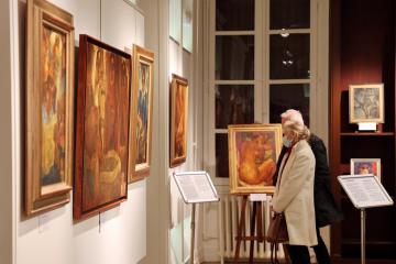 Vernissage de l'exposition Bajenà l'Hôtel Rochegude  