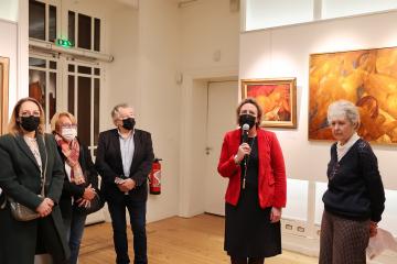 Vernissage de l'exposition Bajenà l'Hôtel Rochegude  