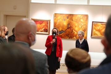 Vernissage de l'exposition Bajenà l'Hôtel Rochegude  