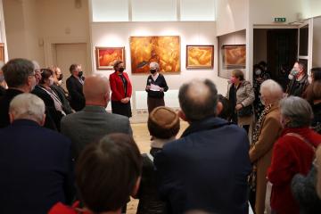 Vernissage de l'exposition Bajenà l'Hôtel Rochegude  