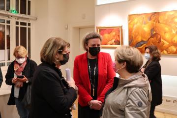Vernissage de l'exposition Bajenà l'Hôtel Rochegude  